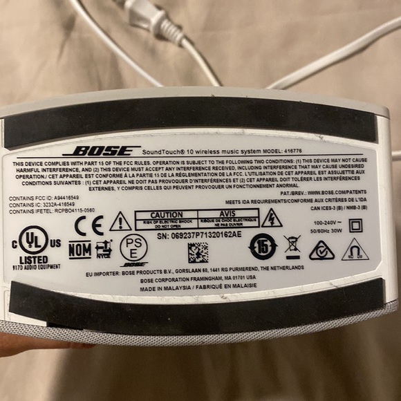 Gray Bose Bluetooth speaker. Can host a party with this speaker! - Picture 5 of 5